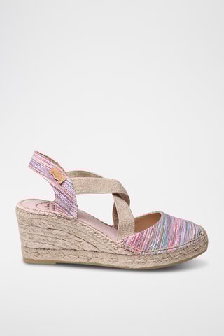 Sandálias com cunha Saba - Multicor