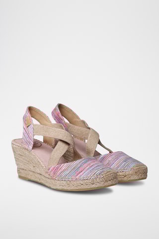Sandálias com cunha Saba - Multicor