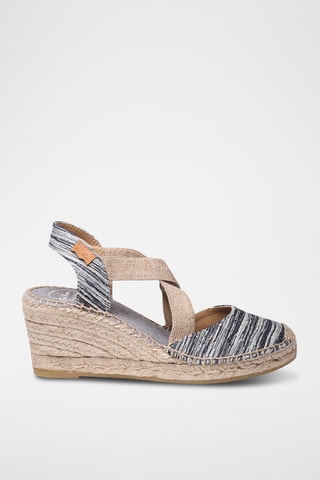 Sandálias com cunha Saba - Preto