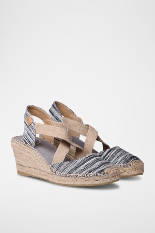 Sandálias com cunha Saba - Preto