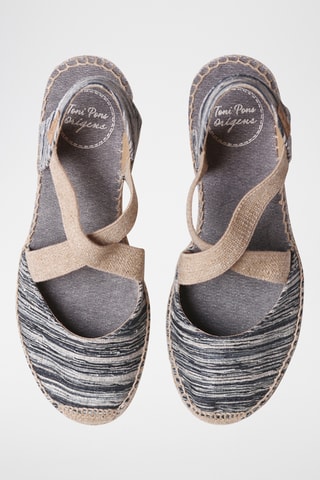 Sandálias com cunha Saba - Preto