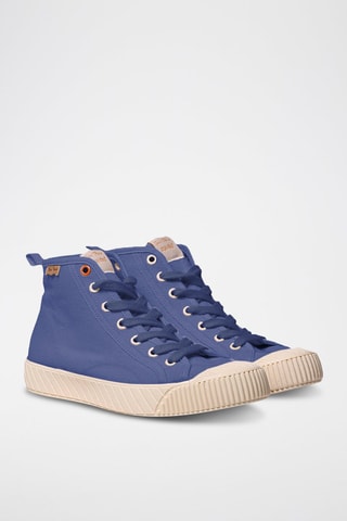 Sneakers subidos Bege - Azul-claro