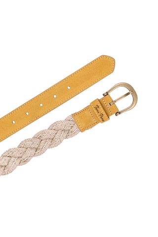 Cinto Bege - Amarelo