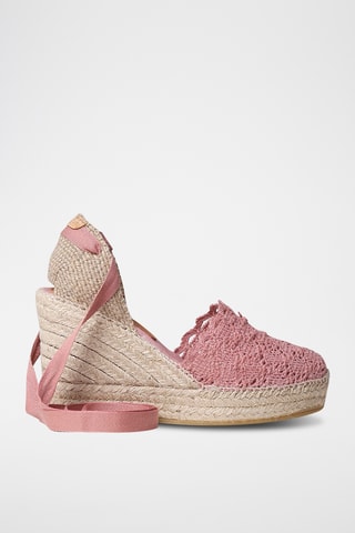 Alpargatas com cunha Martina - Rosa