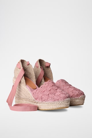 Alpargatas com cunha Martina - Rosa