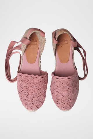 Alpargatas com cunha Martina - Rosa
