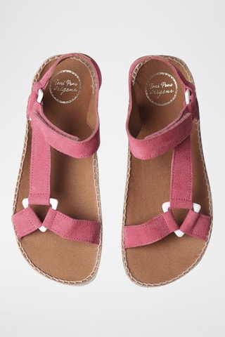 Alpargatas com plataforma Rosa - Vermelho