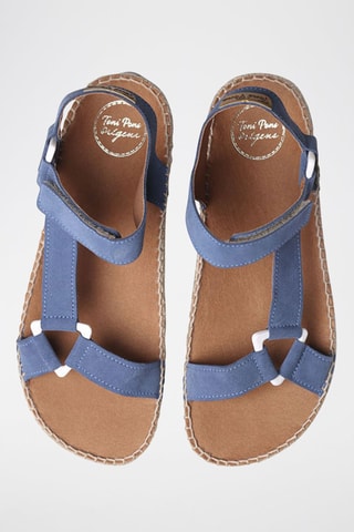 Alpargatas com plataforma Rosa - Azul