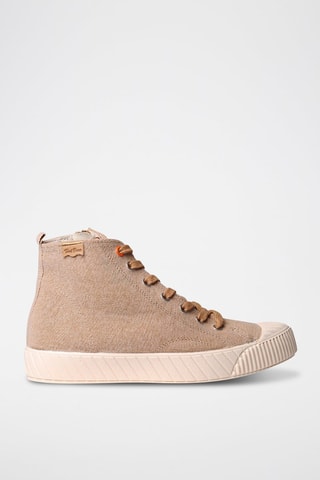 Sapatilhas subidas Gena-Mi - Bege - Bege