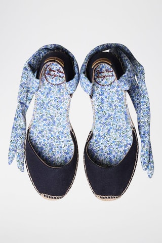 Alpargatas com cunha Azul - Azul