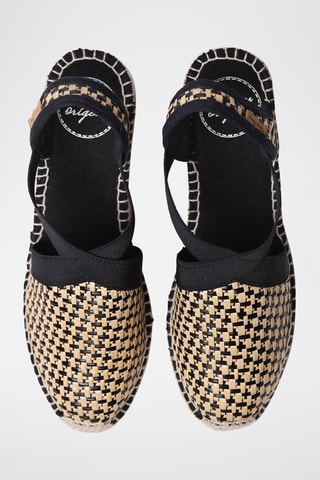 Sandálias com cunha Terra - Preto