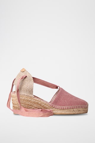 Sandálias com cunha Vega - Rosa