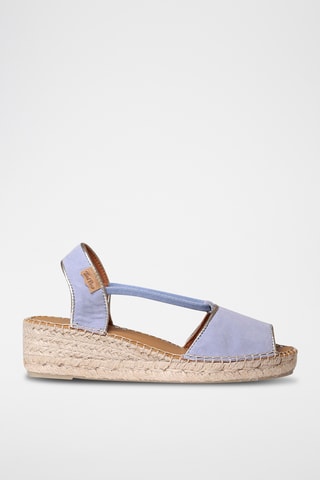 Sandálias com cunha Bilda - Azul-claro