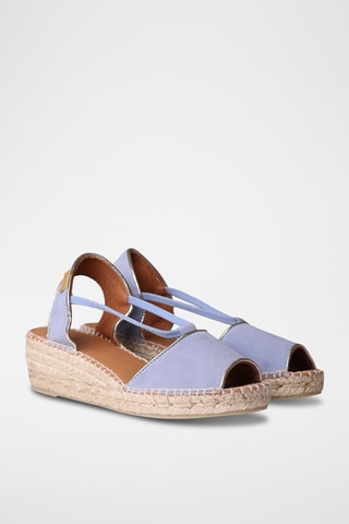 Sandálias com cunha Bilda - Azul-claro