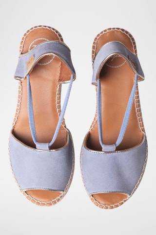 Sandálias com cunha Bilda - Azul-claro