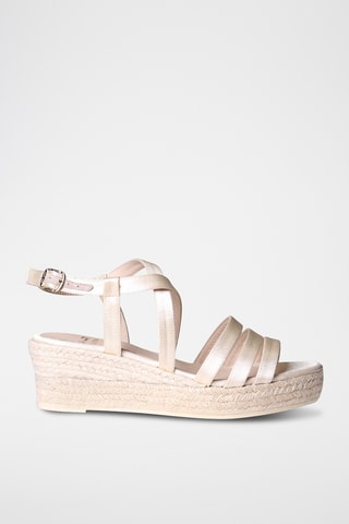 Sandálias com cunha Annet - Dourado