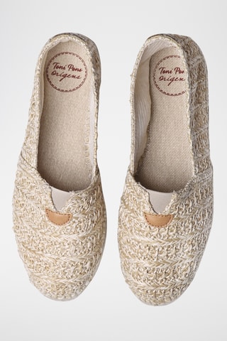 Alpargatas com plataforma Arlet - Bege