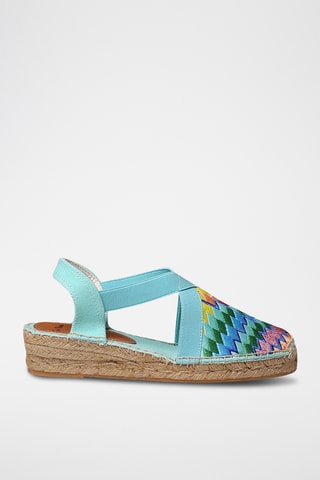 Sandálias com cunha Vida - Multicor