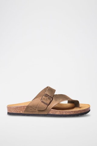 Mules em couro Graz-Pe - Camel - Bege