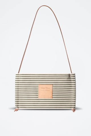 Mala de ombro Azul - Caqui