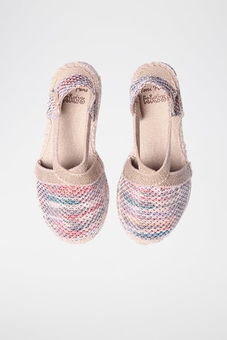 Alpargatas com cunha Edita-S - Cru - Multicor