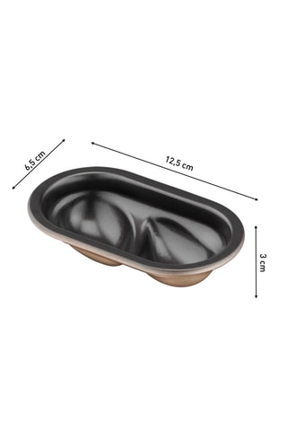 3 moules à petite torsade Creabake - 12,5 x 6,5 cm