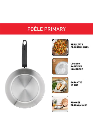 Poêle en acier inoxydable Primary - 20 cm
