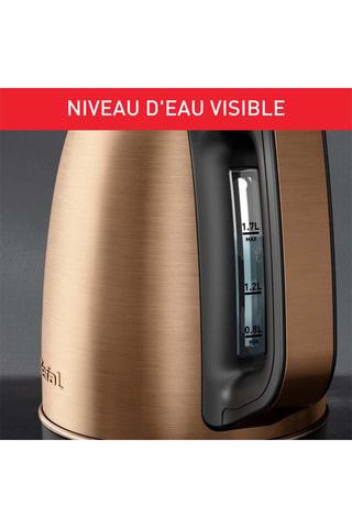 Bouilloire Tefal Coppertinto - 1,7 l - Orange foncé