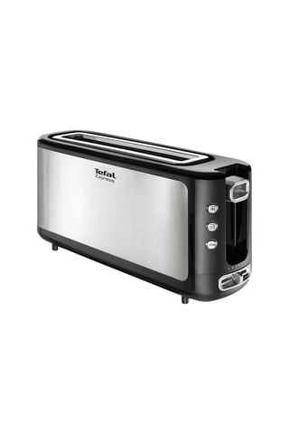 Grille-pain New Express - 1000 W - 1 fente extra-large - Noir et argenté