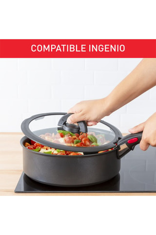 2 couvercles Ingenio - 22 et 24 cm