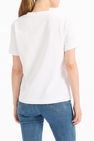 T-shirt droit - Blanc