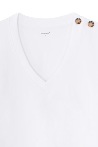 T-shirt droit - Blanc