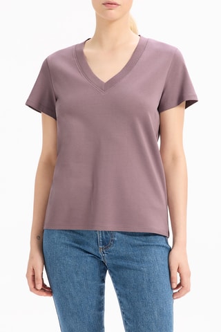 T-shirt droit - Violet