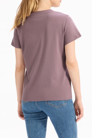 T-shirt droit - Violet