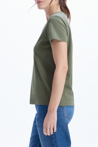 T-shirt droit - Kaki