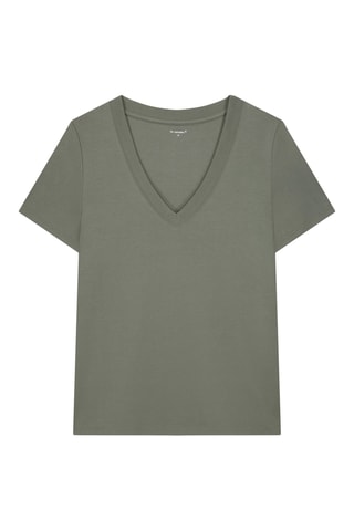 T-shirt droit - Kaki