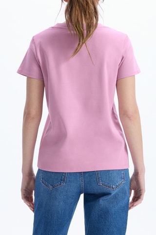 T-shirt droit - Fuchsia