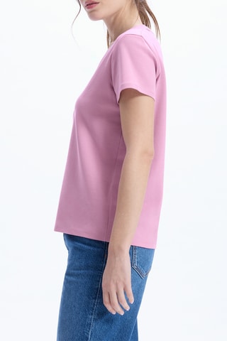T-shirt droit - Fuchsia