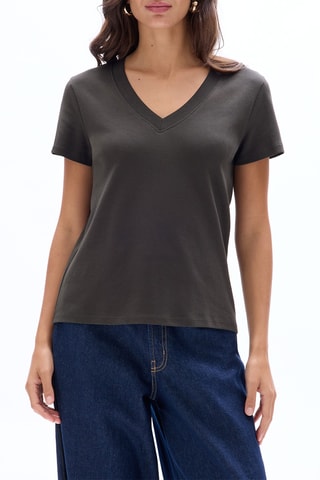 T-shirt taglio dritto - Antracite