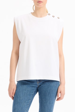 T-shirt large - Blanc