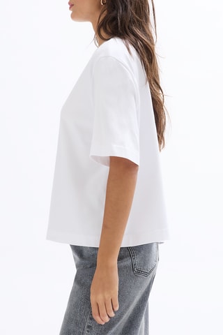 T-shirt oversize - Blanc