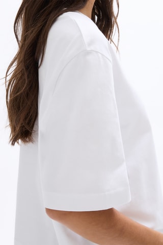 T-shirt oversize - Blanc