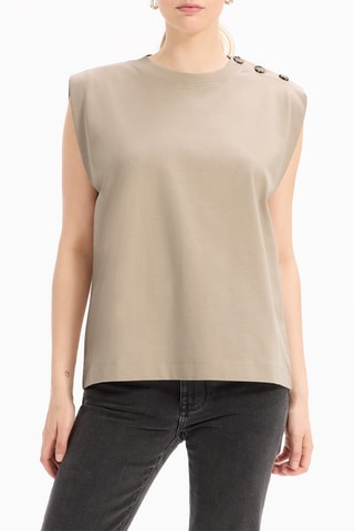 T-shirt large - Beige