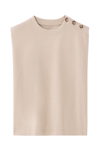 T-shirt large - Beige