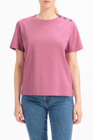 T-shirt droit - Rose