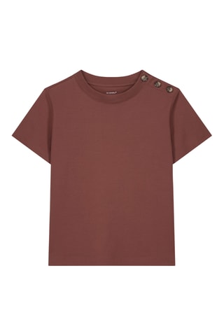 T-shirt taglio dritto - Marrone