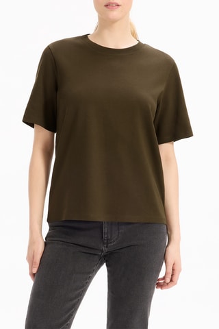 T-shirt droit - Kaki