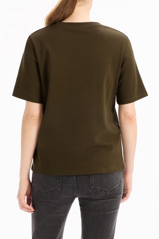 T-shirt droit - Kaki
