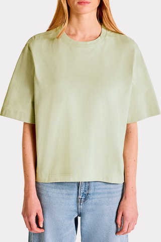 T-shirt oversize - Vert clair