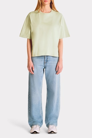 T-shirt oversize - Vert clair